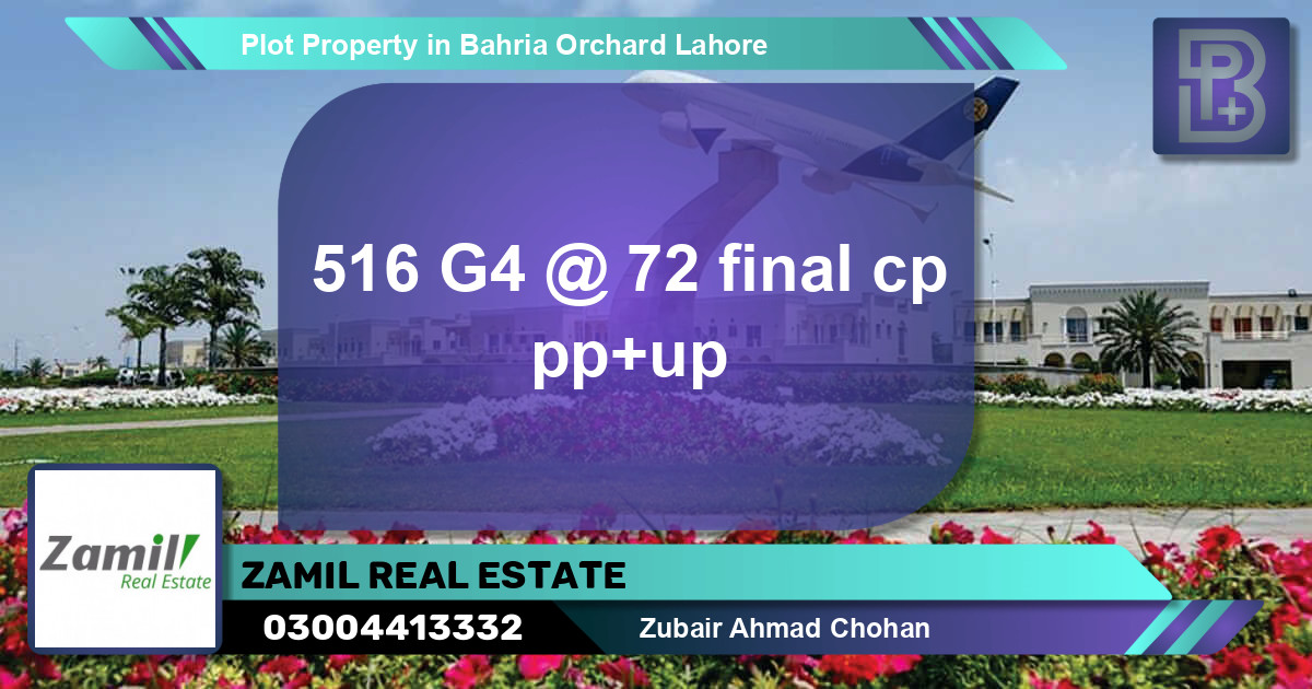 Residential Plot for Sale in Bahria Orchard, Lahore - (BP-61954)