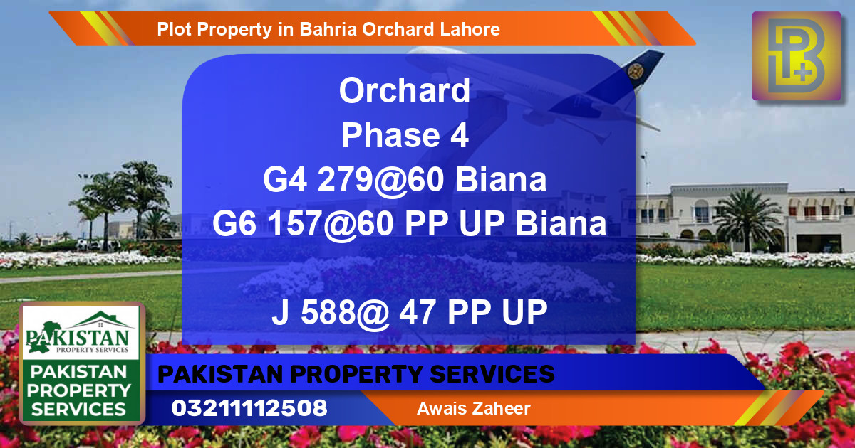 Residential Plot for Sale in Bahria Orchard, Lahore - (BP-61960)