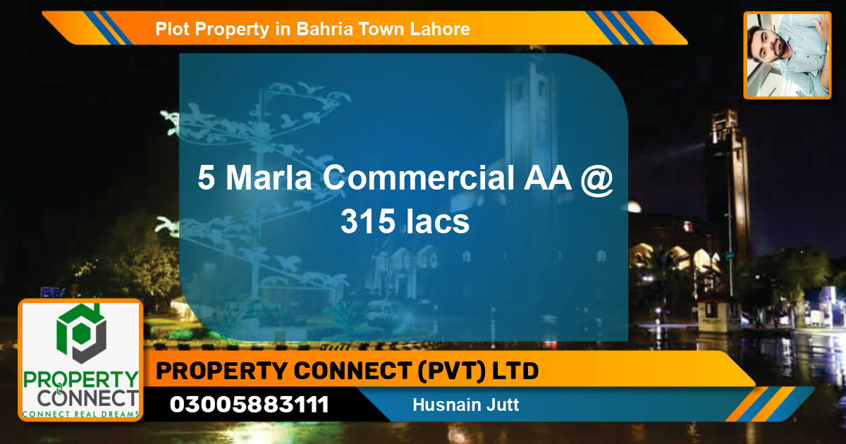 Commercial Plot for Sale in Bahria Town, Lahore - (BP-62015)