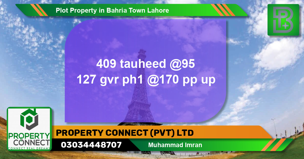 Residential Plot for Sale in Bahria Town, Lahore - (BP-62263)