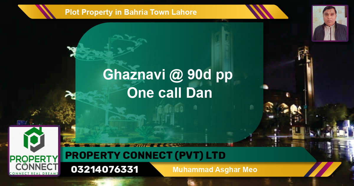 Residential Plot for Sale in Bahria Town, Lahore - (BP-62291)