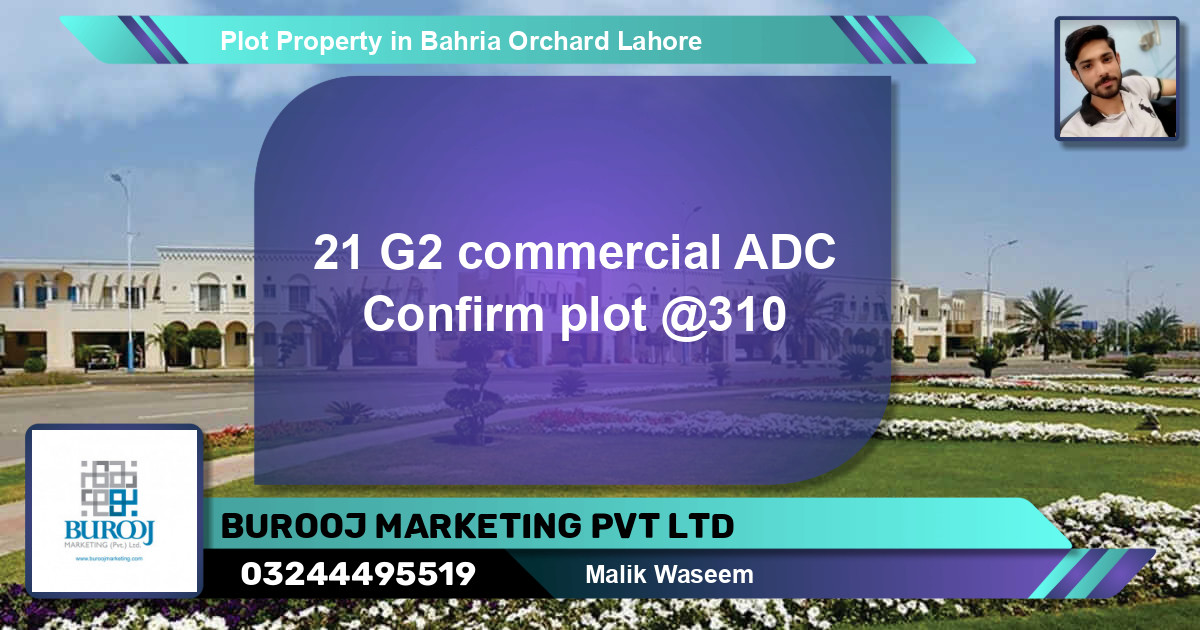 Commercial Plot for Sale in Bahria Orchard, Lahore - (BP-62318)