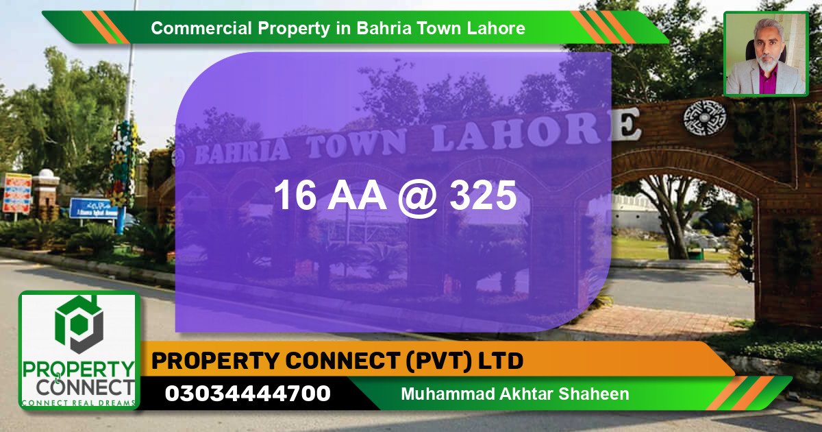 Commercial Property for Sale in Bahria Town, Lahore - (BP-62350)