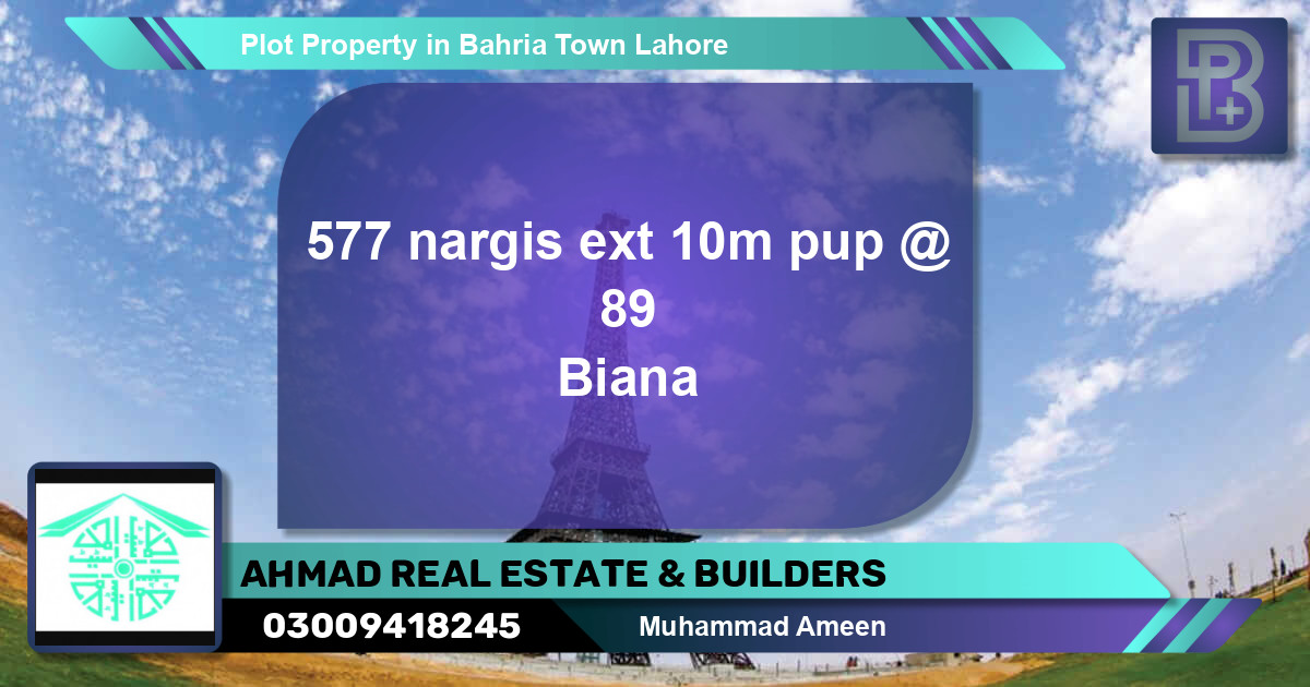 Residential Plot for Sale in Bahria Town, Lahore - (BP-62588)