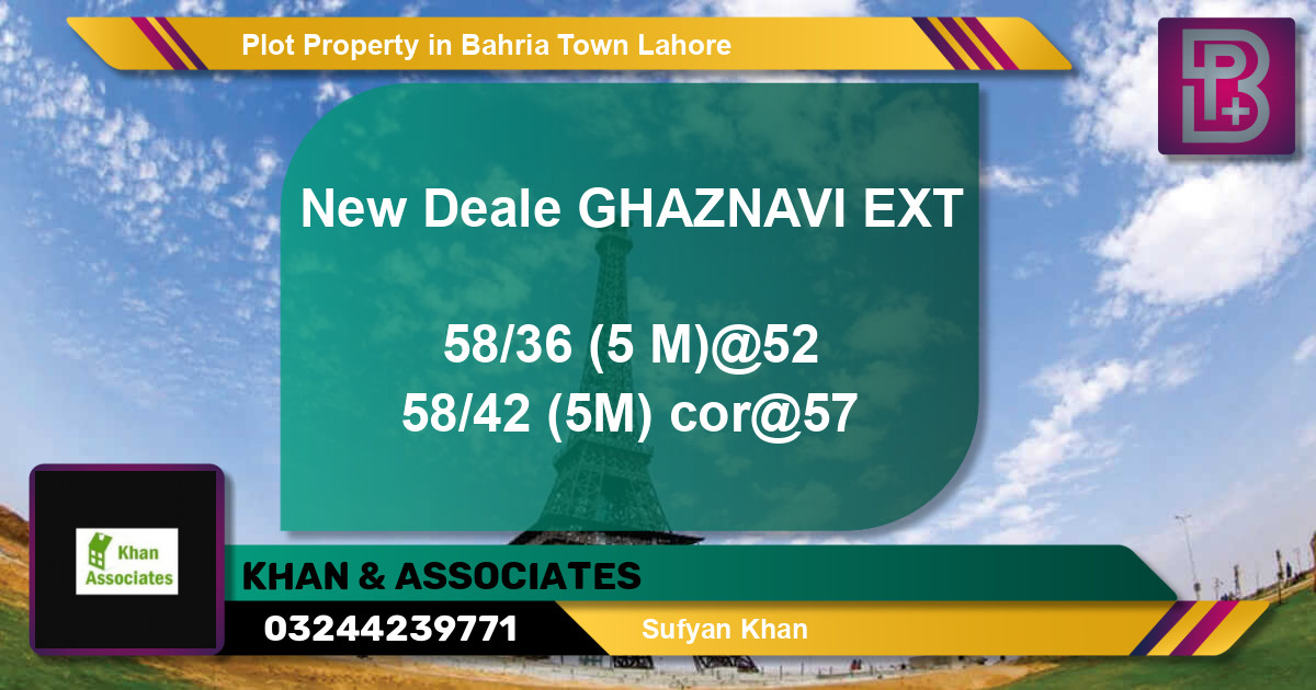 Residential Plot for Sale in Bahria Town, Lahore - (BP-62636)