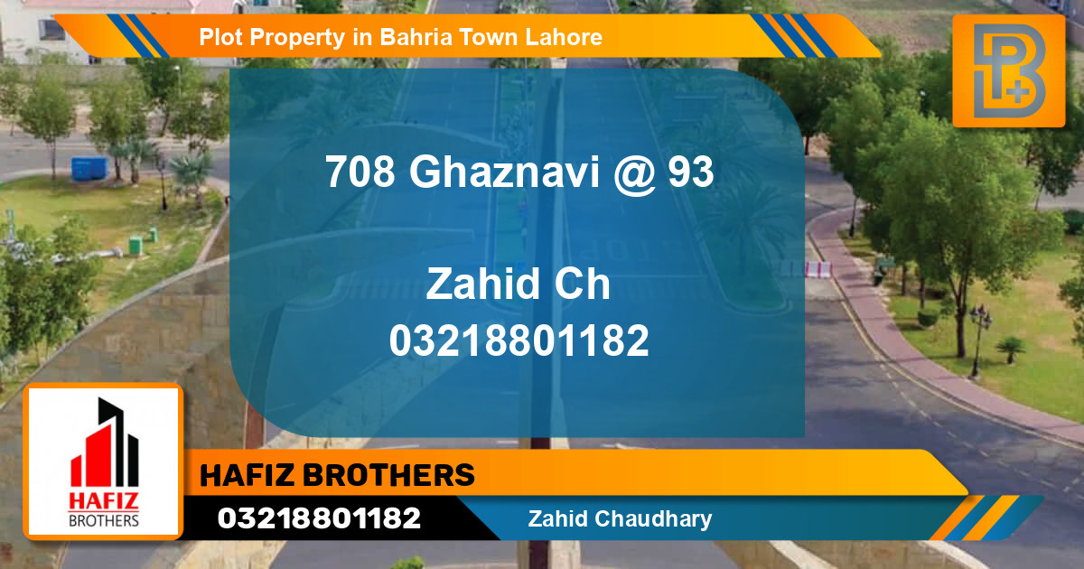 Residential Plot for Sale in Bahria Town, Lahore - (BP-62683)