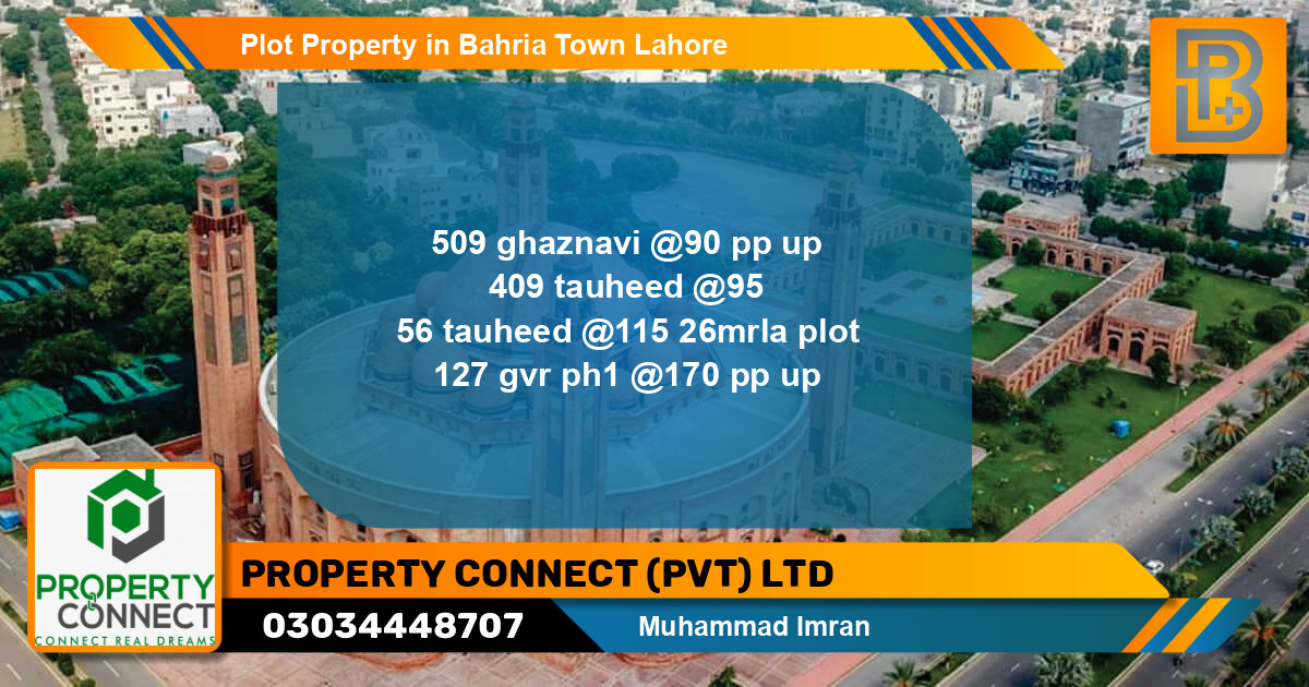 Residential Plot for Sale in Bahria Town, Lahore - (BP-62718)