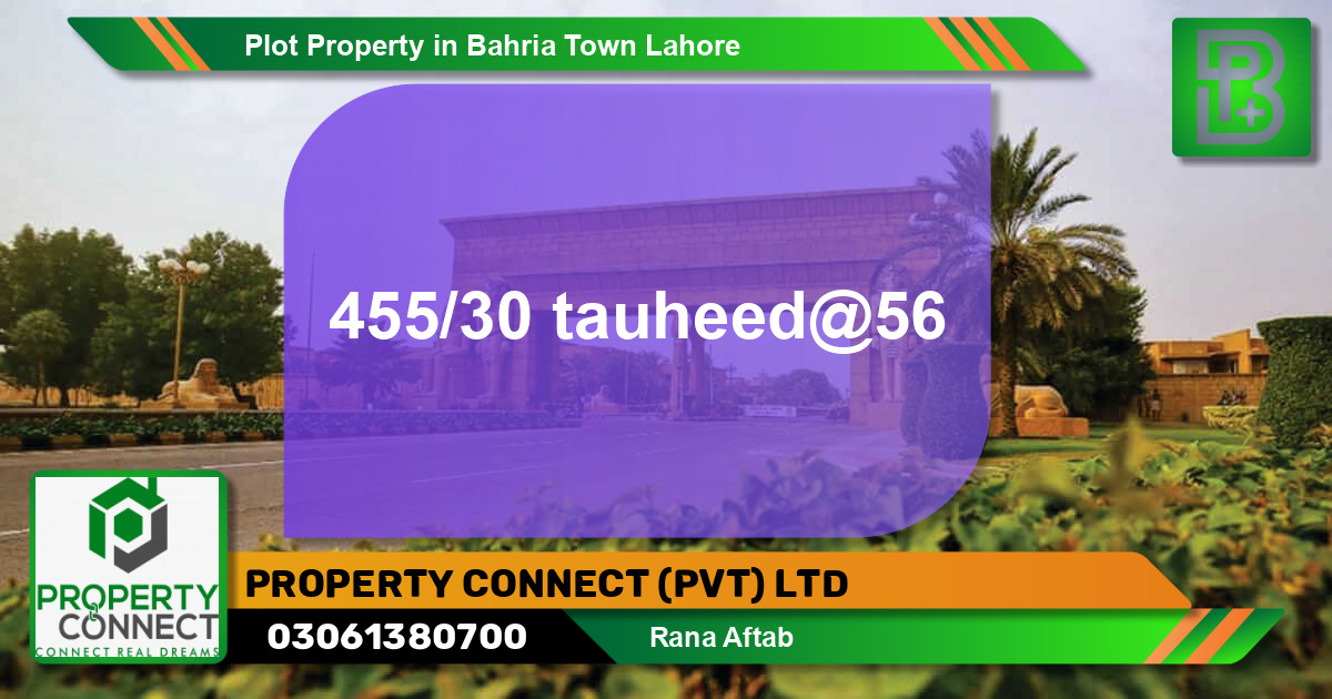 Residential Plot for Sale in Bahria Town, Lahore - (BP-62756)