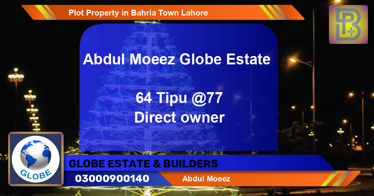 Residential Plot for Sale in Bahria Town, Lahore - (BP-62808)