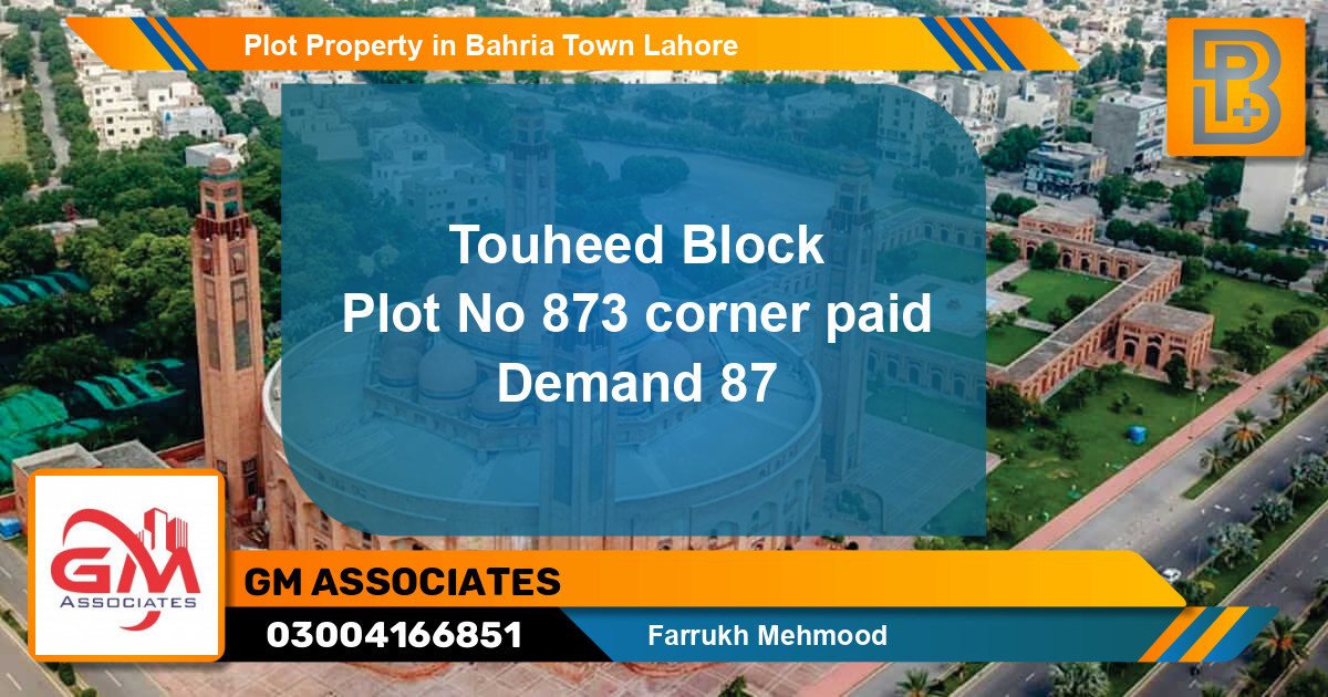 Residential Plot for Sale in Bahria Town, Lahore - (BP-63082)