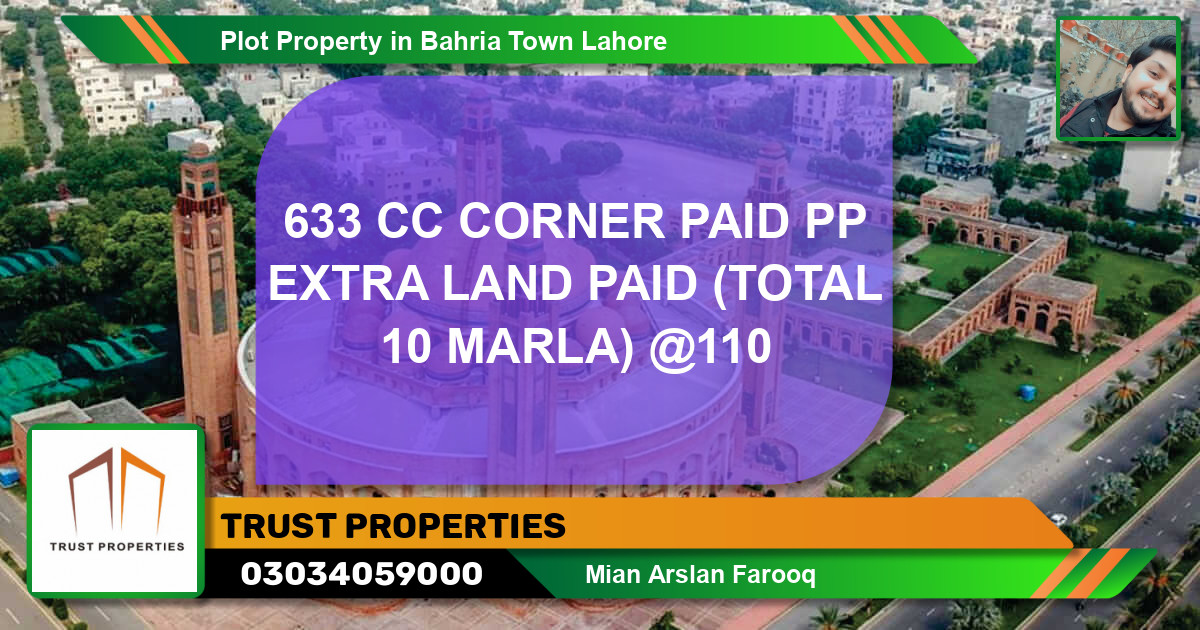 Residential Plot for Sale in Bahria Town, Lahore - (BP-63093)