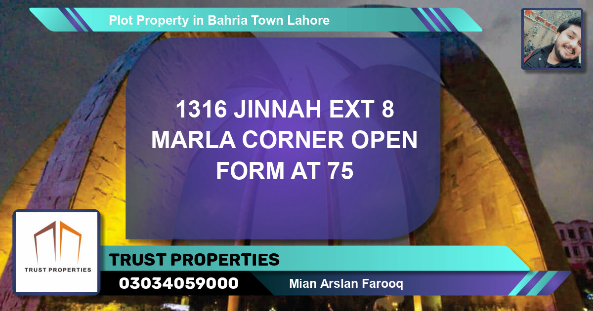 Residential Plot for Sale in Bahria Town, Lahore - (BP-63105)