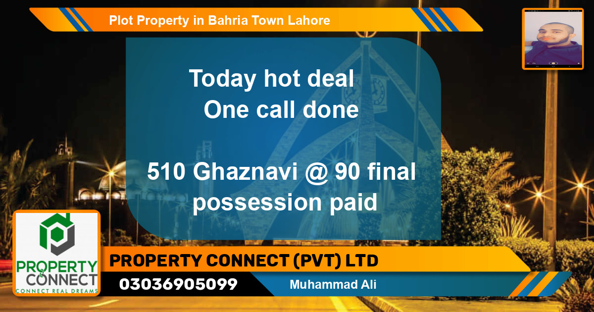 Residential Plot for Sale in Bahria Town, Lahore - (BP-63148)