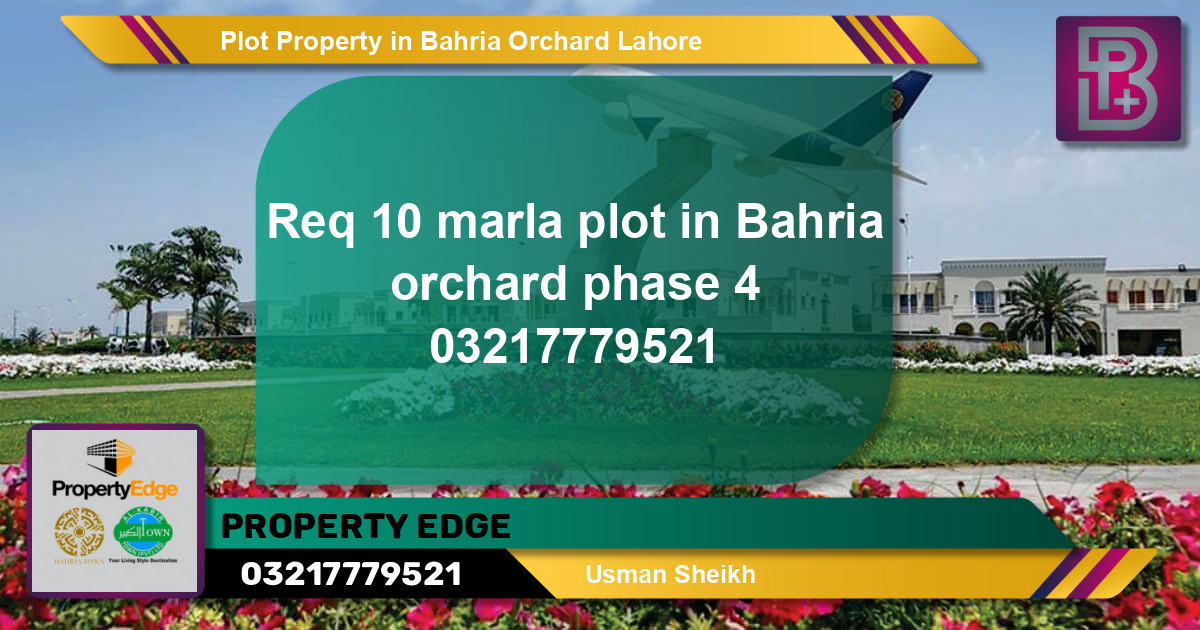 Residential Plot for Sale in Bahria Orchard, Lahore - (BP-63244)