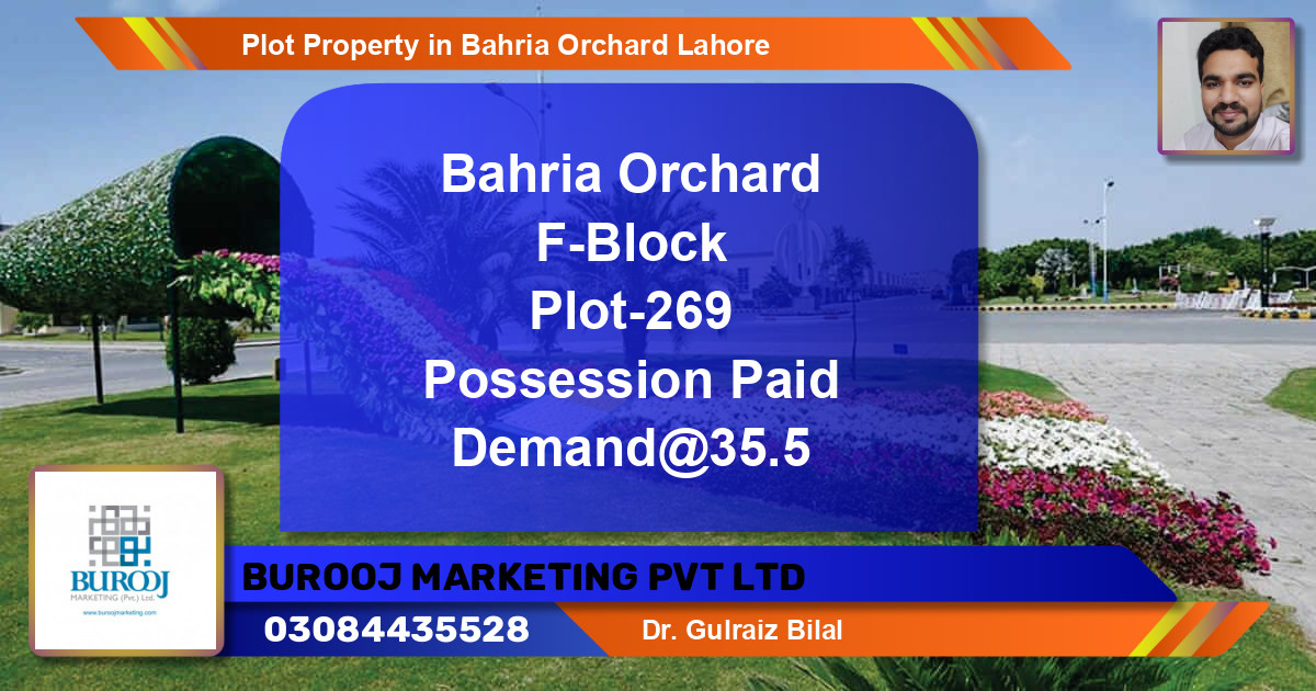 Residential Plot for Sale in Bahria Orchard, Lahore - (BP-63281)