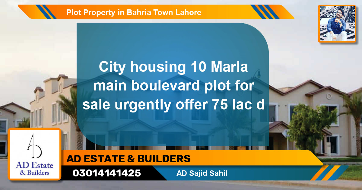 Residential Plot for Sale in Bahria Town, Lahore - (BP-63307)