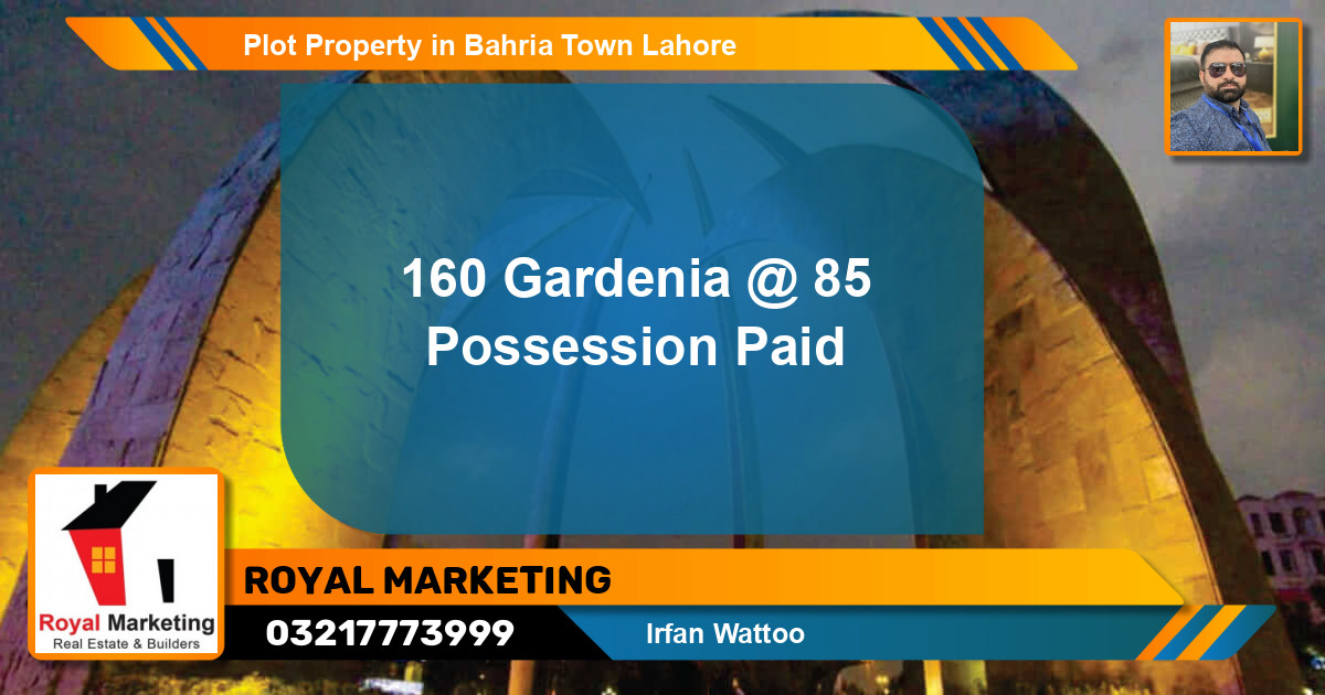 Residential Plot for Sale in Bahria Town, Lahore - (BP-63416)