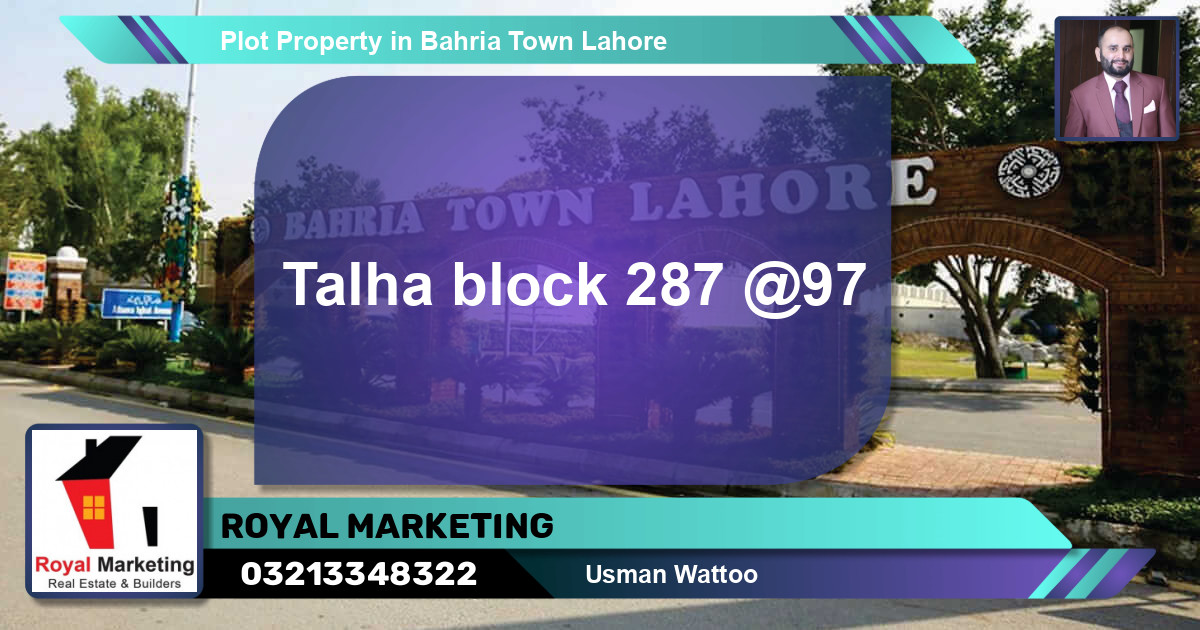 Residential Plot for Sale in Bahria Town, Lahore - (BP-63451)