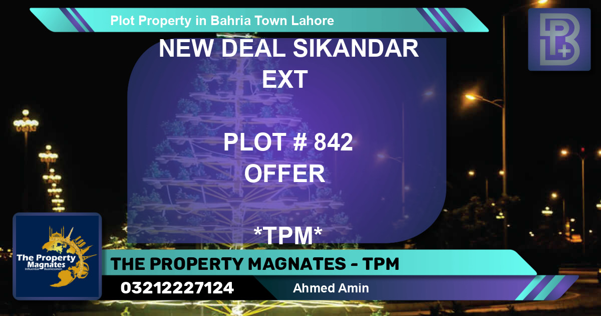 Residential Plot for Sale in Bahria Town, Lahore - (BP-63573)