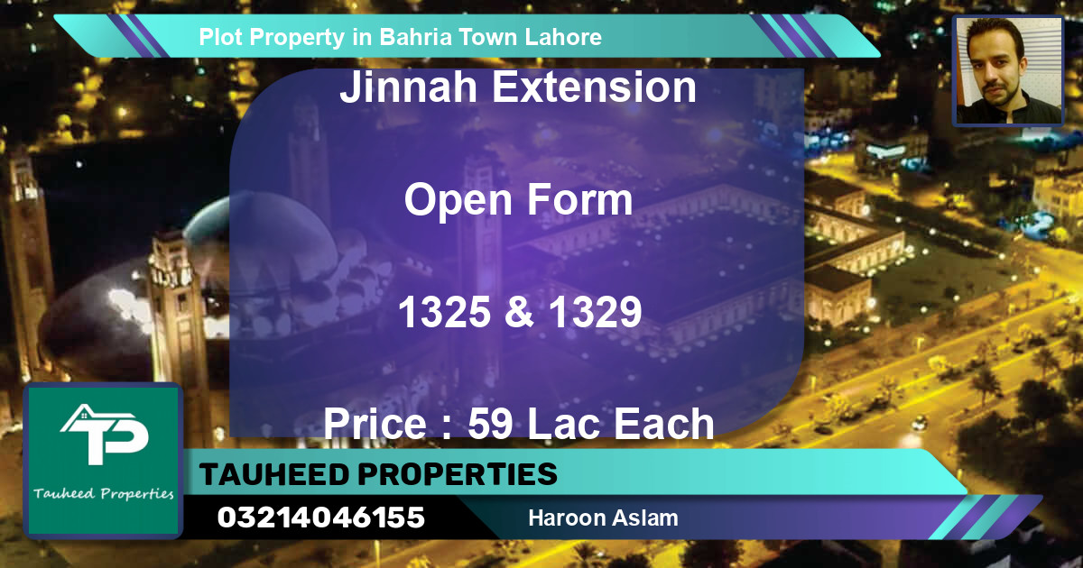 Residential Plot for Sale in Bahria Town, Lahore - (BP-63623)