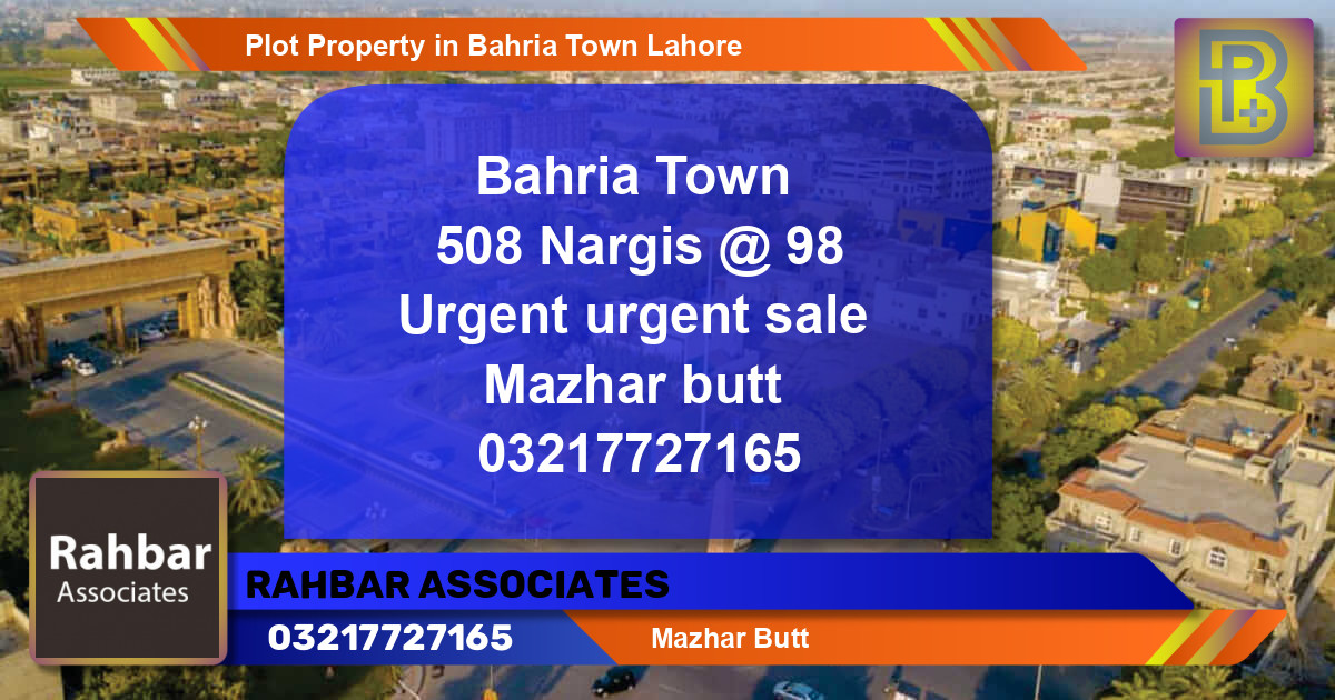 Residential Plot for Sale in Bahria Town, Lahore - (BP-63653)