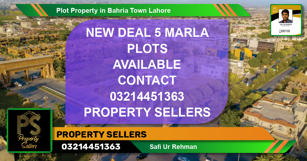 Residential Plot for Sale in Bahria Town, Lahore - (BP-63674)