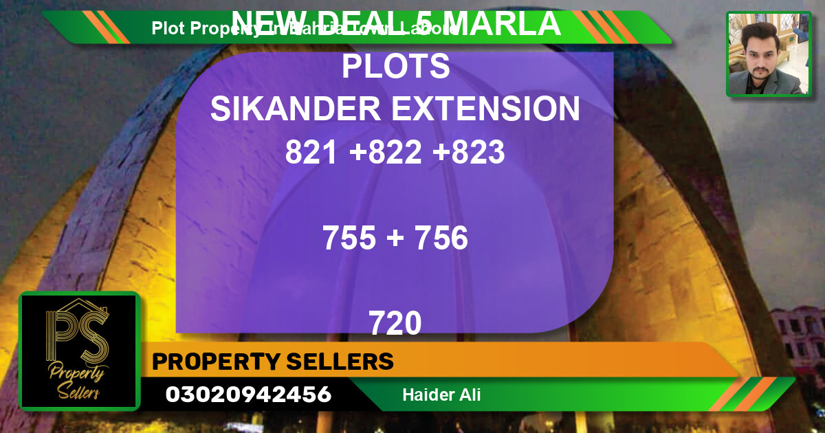 Residential Plot for Sale in Bahria Town, Lahore - (BP-63692)