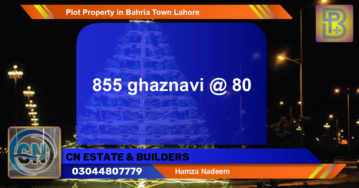 Residential Plot for Sale in Bahria Town, Lahore - (BP-63843)