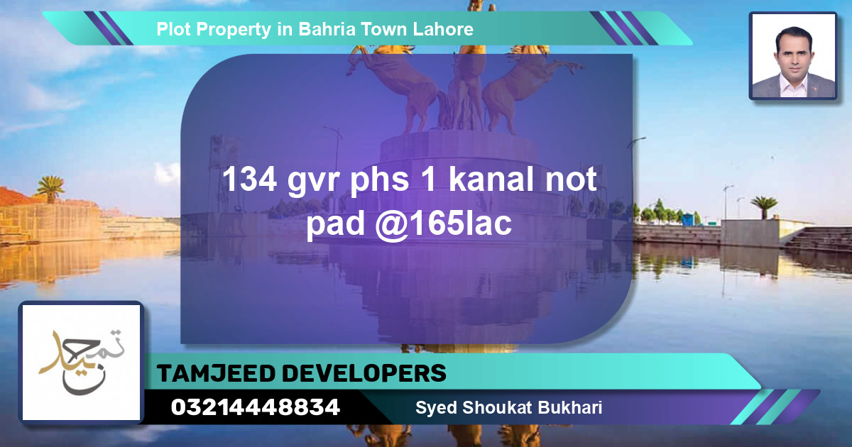 Residential Plot for Sale in Bahria Town, Lahore - (BP-63878)