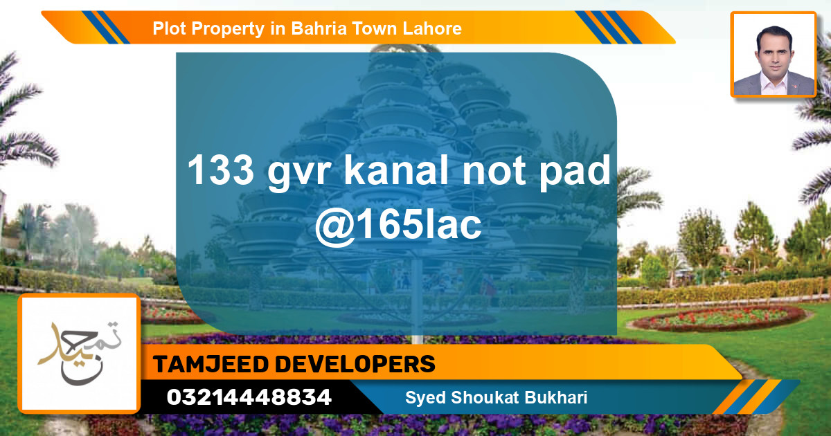 Residential Plot for Sale in Bahria Town, Lahore - (BP-63927)