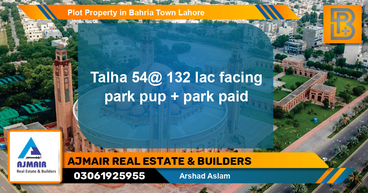 Residential Plot for Sale in Bahria Town, Lahore - (BP-63962)