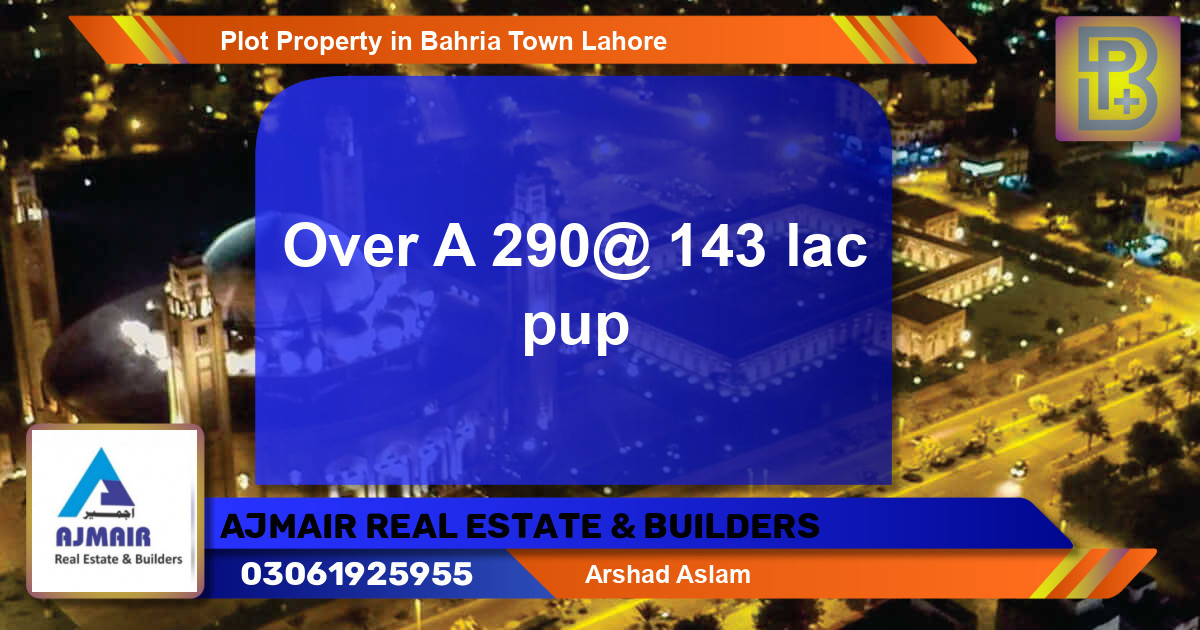 Residential Plot for Sale in Bahria Town, Lahore - (BP-63965)