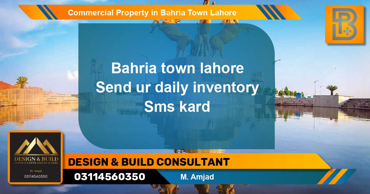 Commercial Property for Sale in Bahria Town, Lahore - (BP-63982)