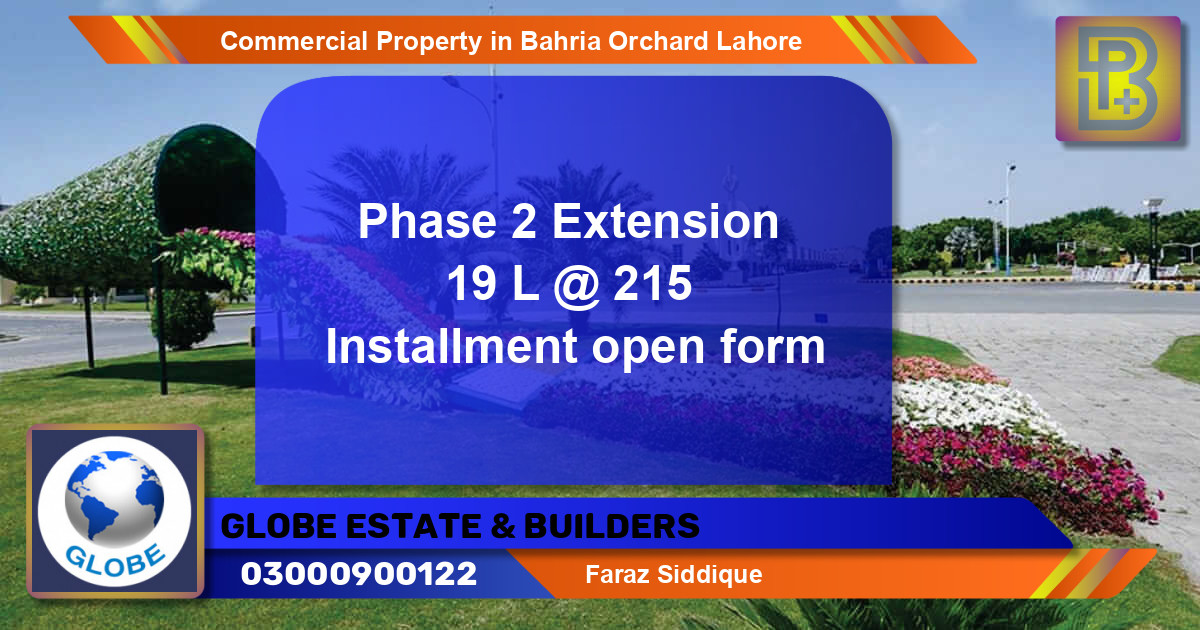 Commercial Property for Sale in Bahria Orchard, Lahore - (BP-63989)