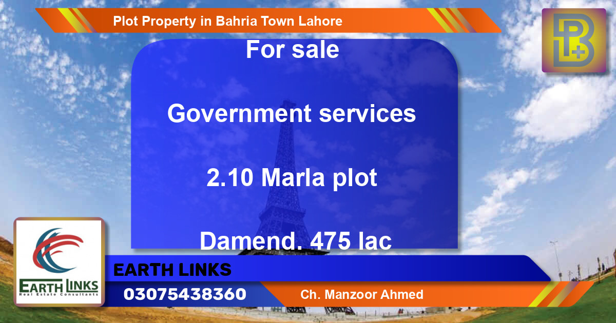 Residential Plot for Sale in Bahria Town, Lahore - (BP-64019)