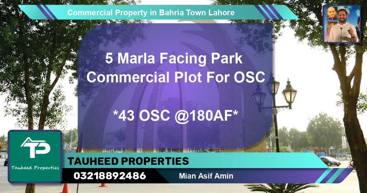 Commercial Property for Sale in Bahria Town, Lahore - (BP-64128)