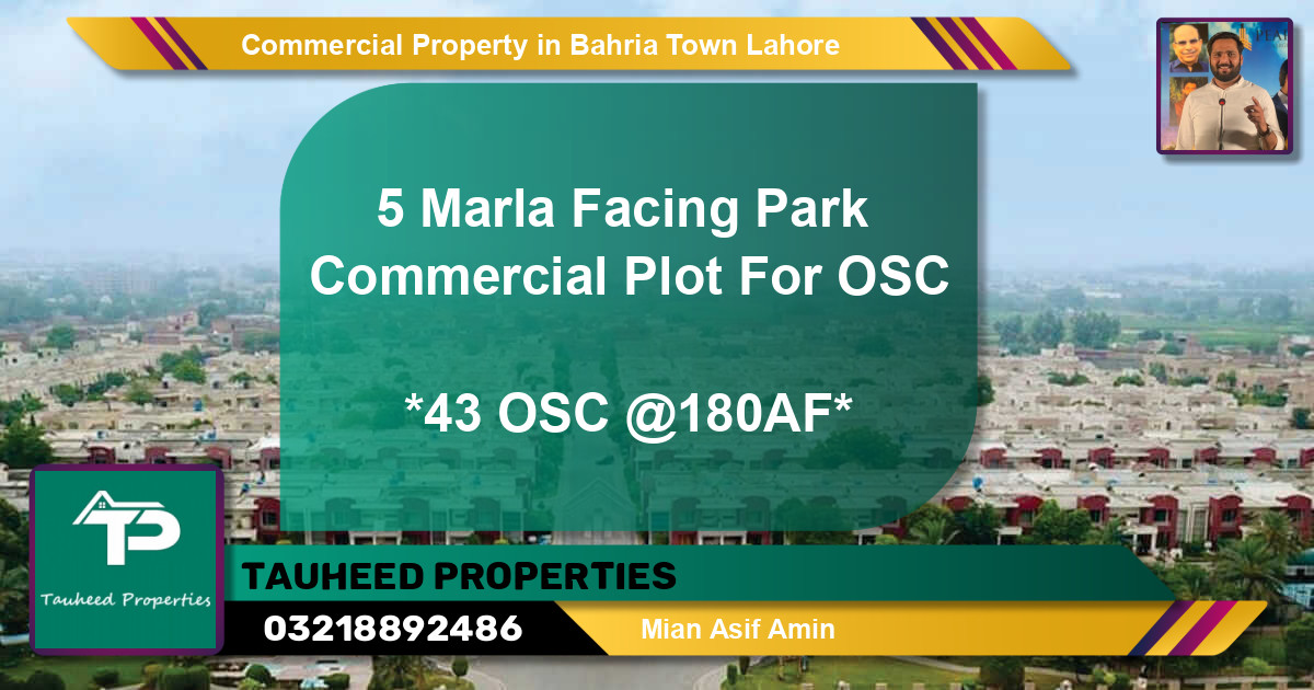 Commercial Property for Sale in Bahria Town, Lahore - (BP-64140)