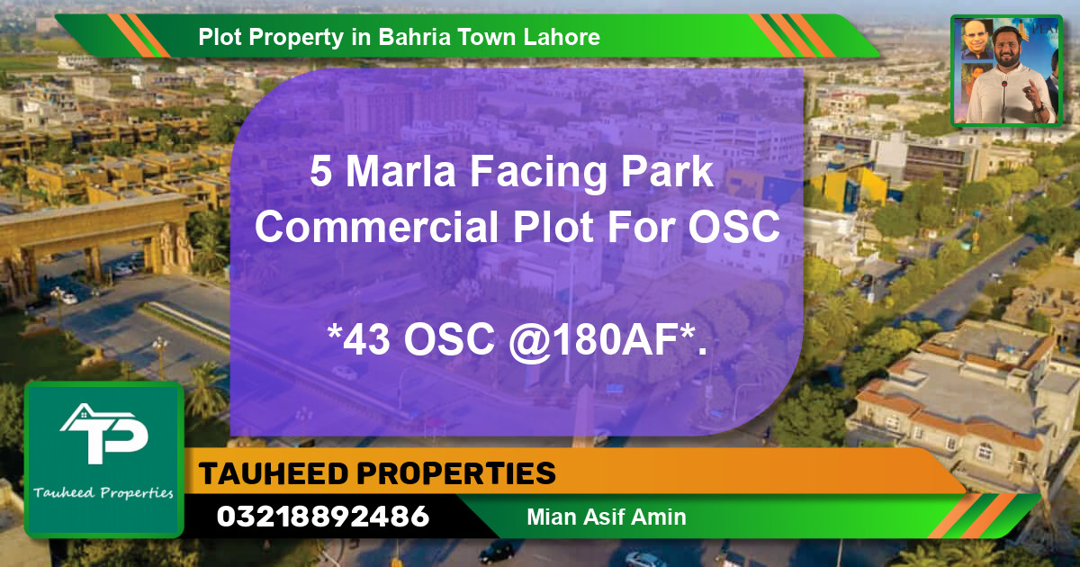 Commercial Plot for Sale in Bahria Town, Lahore - (BP-64210)