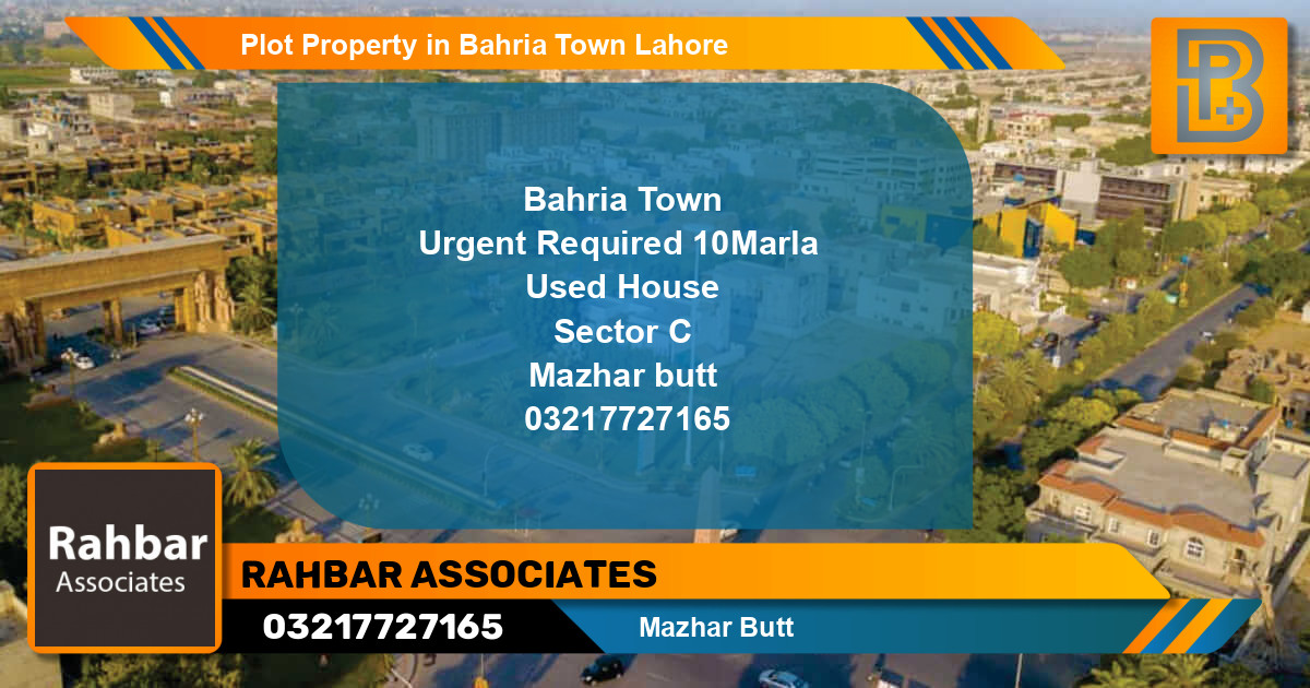 Residential Plot for Sale in Bahria Town, Lahore - (BP-64314)