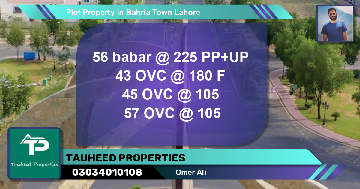 Residential Plot for Sale in Bahria Town, Lahore - (BP-64473)