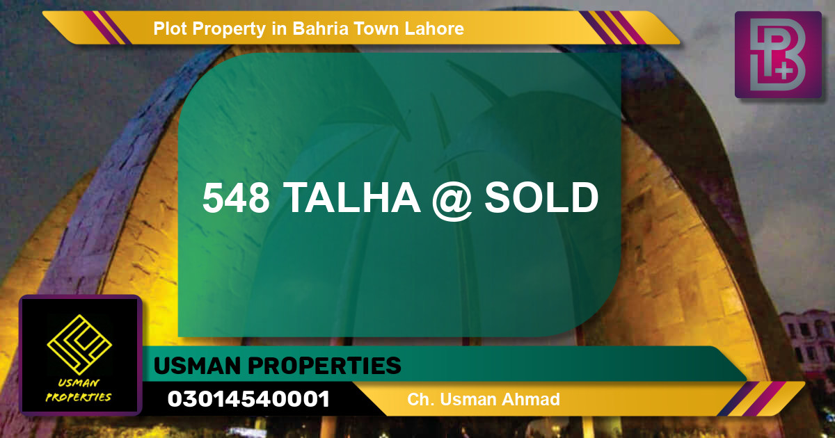Residential Plot for Sale in Bahria Town, Lahore - (BP-64662)