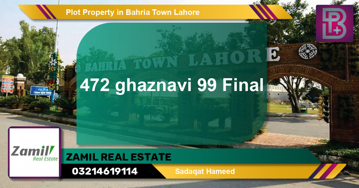 Residential Plot for Sale in Bahria Town, Lahore - (BP-64747)