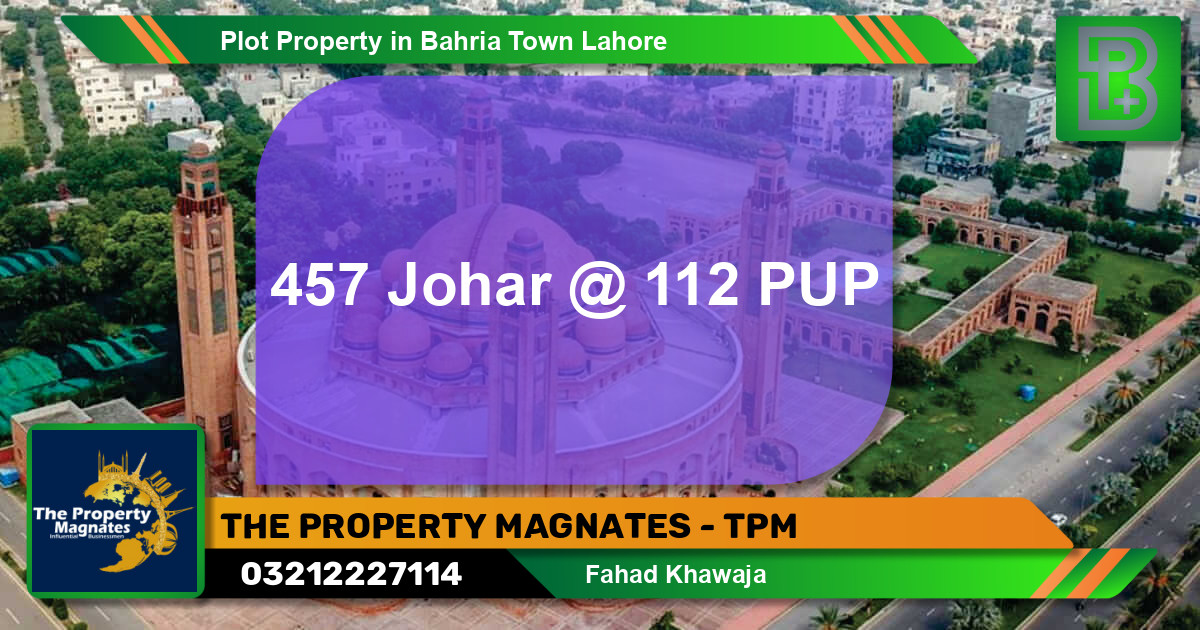 Residential Plot for Sale in Bahria Town, Lahore - (BP-64761)