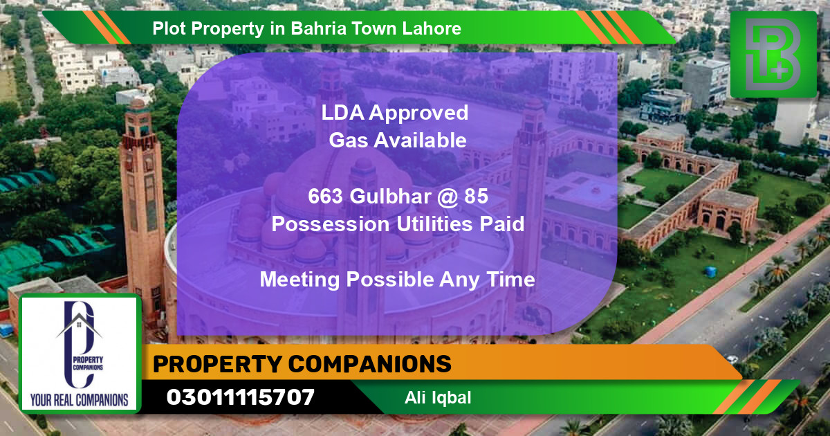 Residential Plot for Sale in Bahria Town, Lahore - (BP-64838)