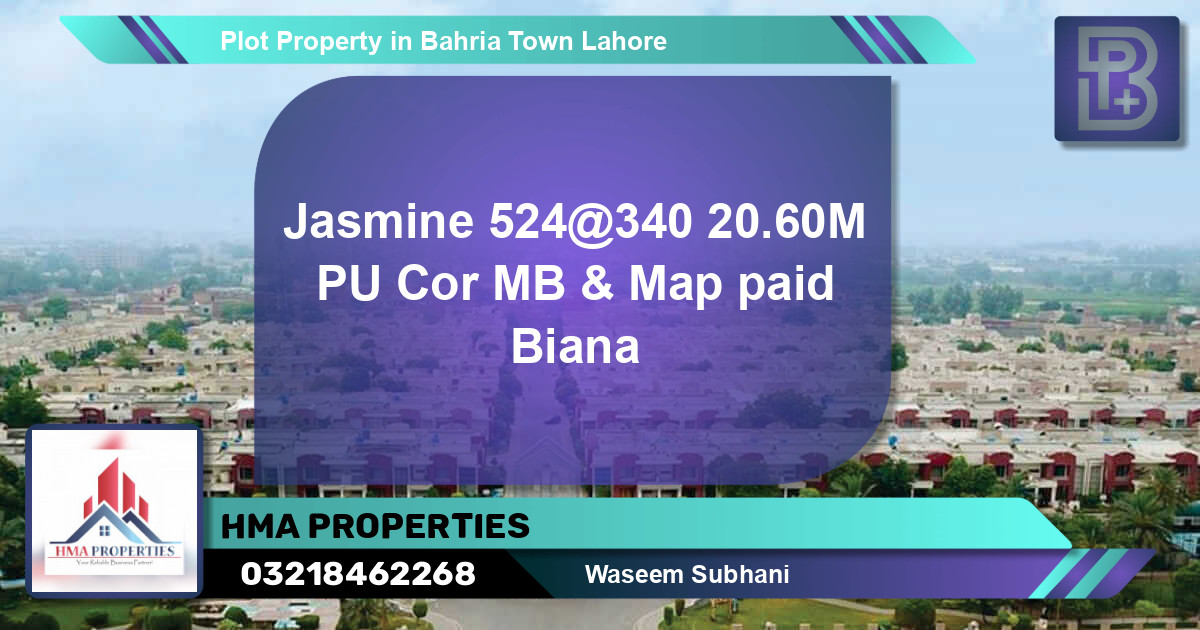 Residential Plot for Sale in Bahria Town, Lahore - (BP-64896)