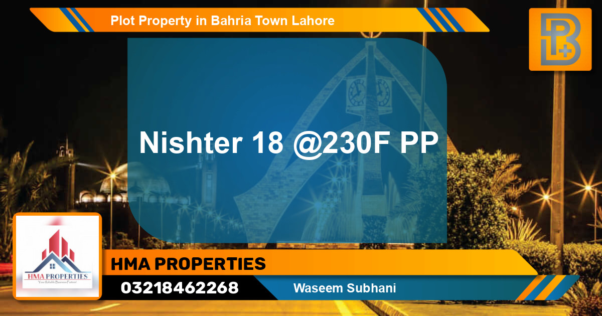 Residential Plot for Sale in Bahria Town, Lahore - (BP-64897)