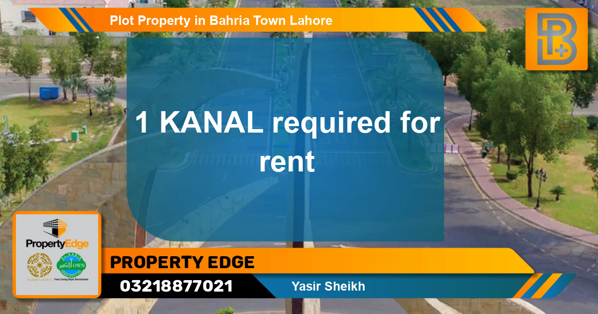 Residential Plot for Sale in Bahria Town, Lahore - (BP-64975)