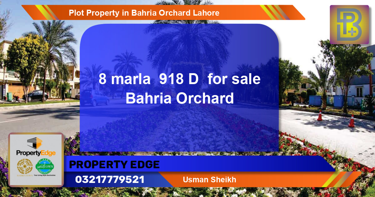 Residential Plot for Sale in Bahria Orchard, Lahore - (BP-65113)