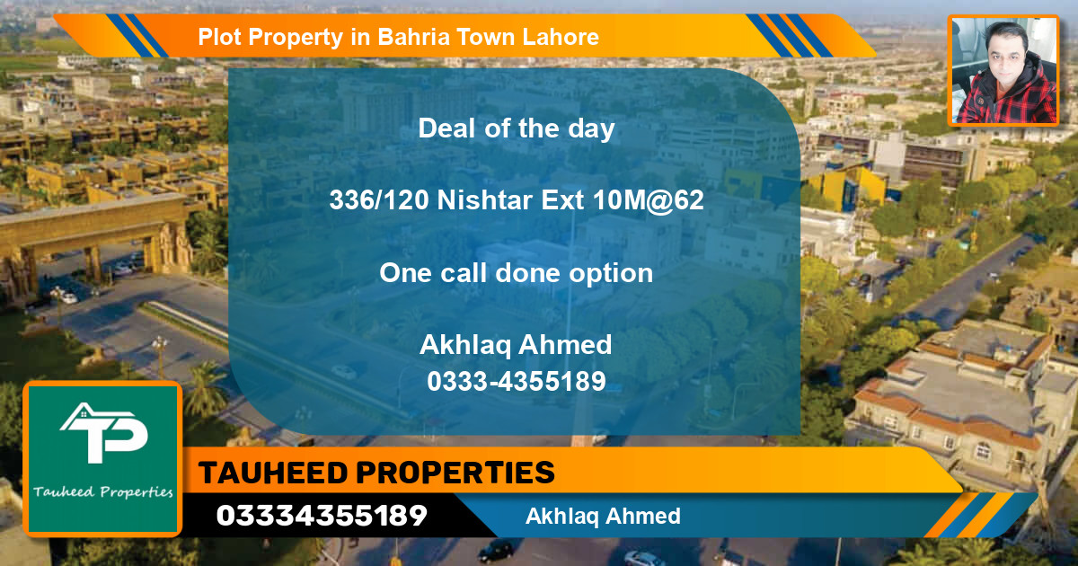 Residential Plot for Sale in Bahria Town, Lahore - (BP-65117)