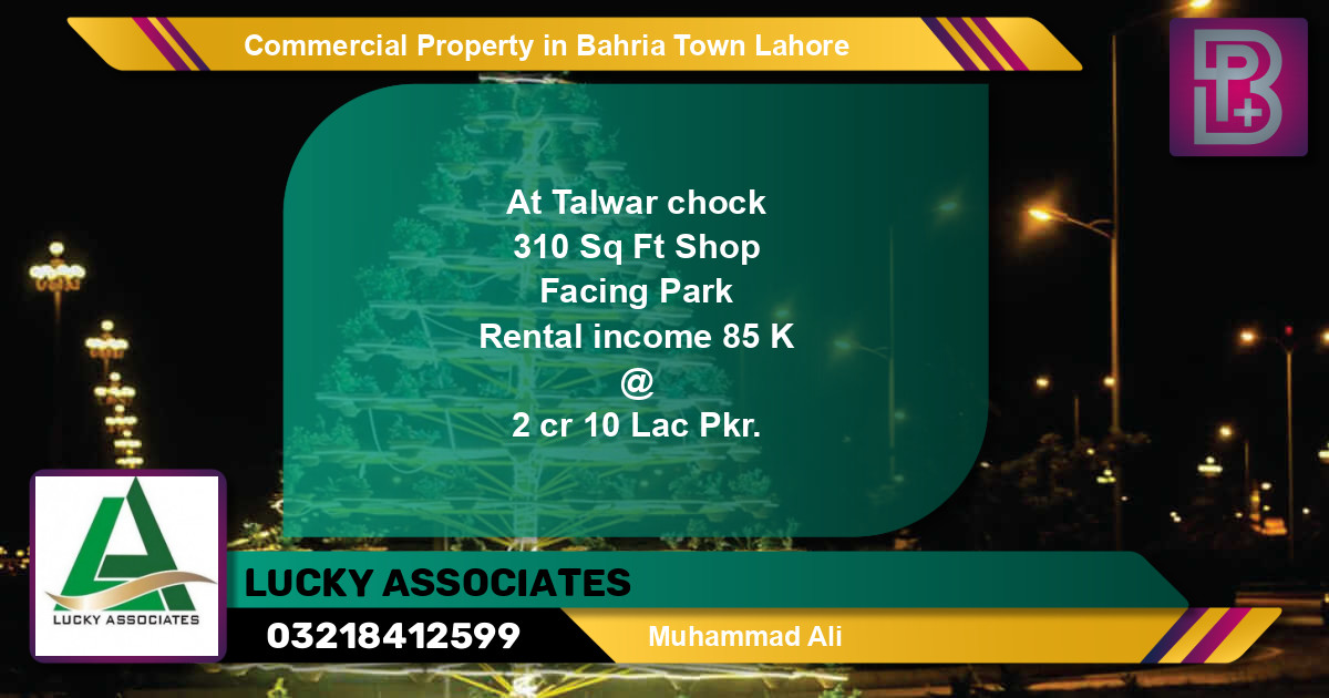 Commercial Property for Rent in Bahria Town, Lahore - (BP-65140)